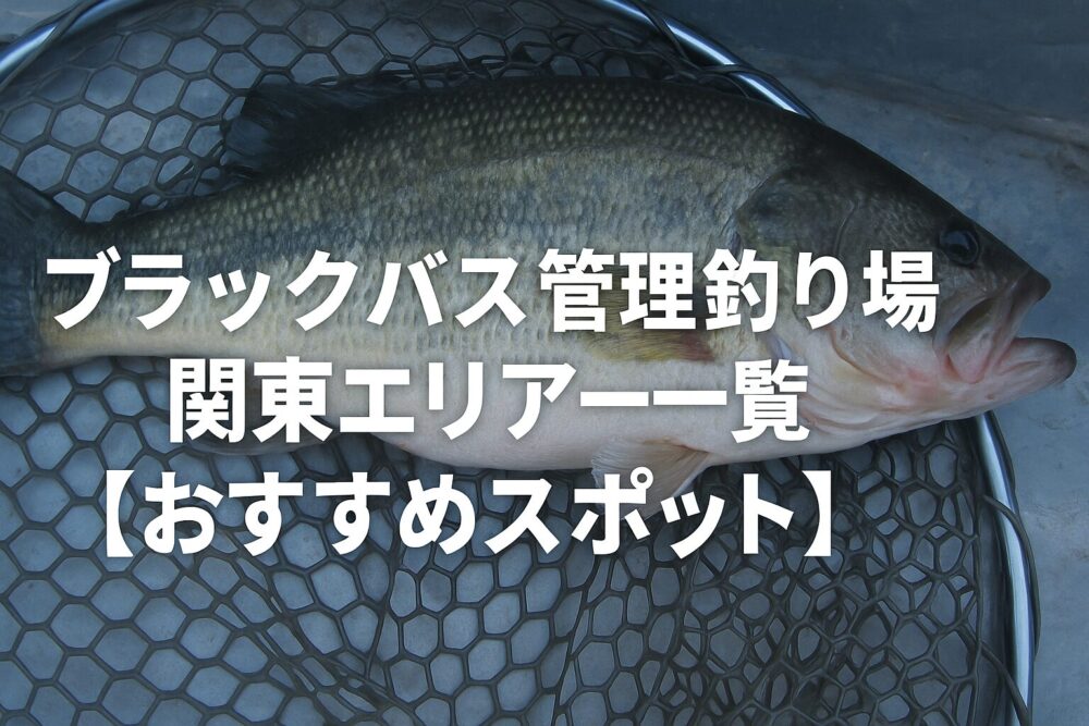 ブラックバス管理釣り場 関東エリア一覧
