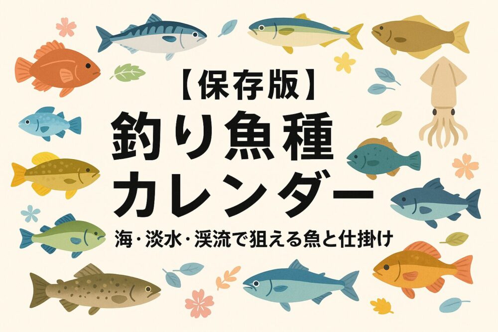 季節別 魚種 カレンダー