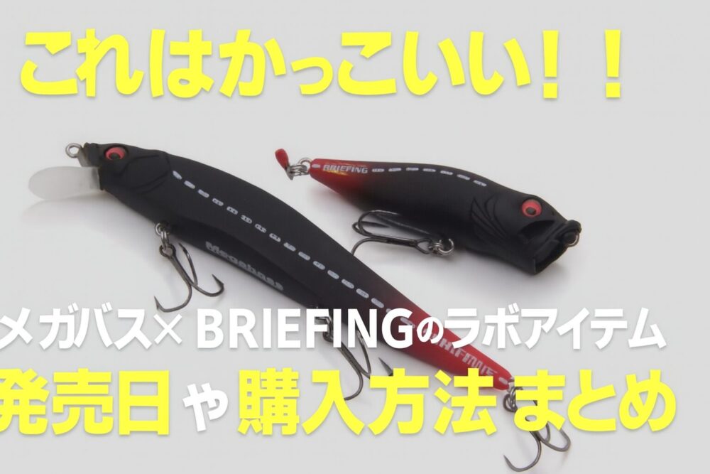 メガバス×BRIEFINGのコラボ